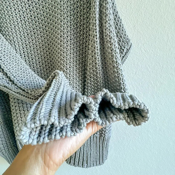 Eileen Fisher Organic Cotton Cord Crew Neck Box-Top Boxy Fit Large - Picture 7 of 11